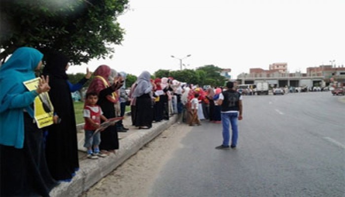 مباشر.. سلاسل بشرية بالإبراهيمية ضمن موجة "مصر بتتكلم ثورة"