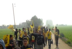ماراثون رياضي بكفر الزيات يهتف بإسقاط حكم العسكر