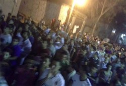 مسيرة ليلية حاشدة بالمنصورة استعدادًا لانتفاضة 25 يناير