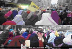 تفاعل شعبي كبير مع مسيرة بالمنتزه تدعو لانتفاضة يناير