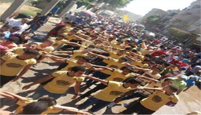 وقفة لألتراس ‏ناهيا تطالب بالقصاص لشهداء استفتاء الدم