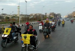 مباشر.. مسيرة دراجات بخارية لثوار القرين بأسبوع "معًا نثور"