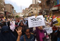 مسيرة حاشدة بسيدي بشر استعدادًا لموجة 25 يناير