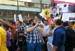 مصريون يتظاهرون في النمسا دعمًا لـ"الحراك الثوري"