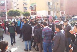 وقفة حاشدة لطلاب جامعة السادات تدعو لانتفاضة 25 يناير