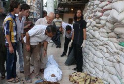 شهيدان إثر استخدام قوات النظام غاز الكلور بدمشق