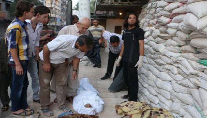 شهيدان إثر استخدام قوات النظام غاز الكلور بدمشق