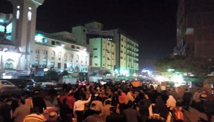 للمرة الثانية.. المطرية تتظاهر ليلاً ضد الانقلاب