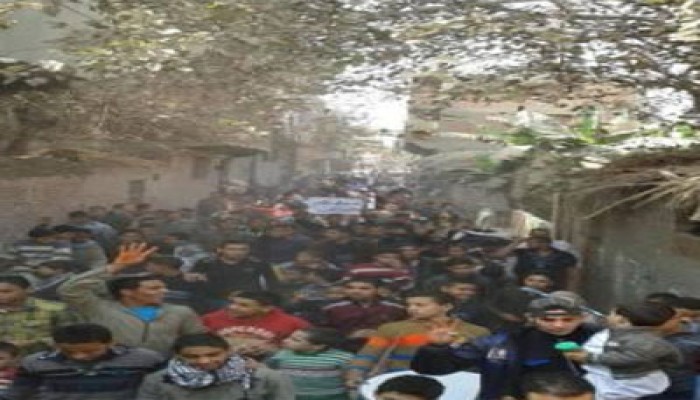 مسيرة حاشدة بغرب الإسكندرية تهتف بإسقاط الانقلاب