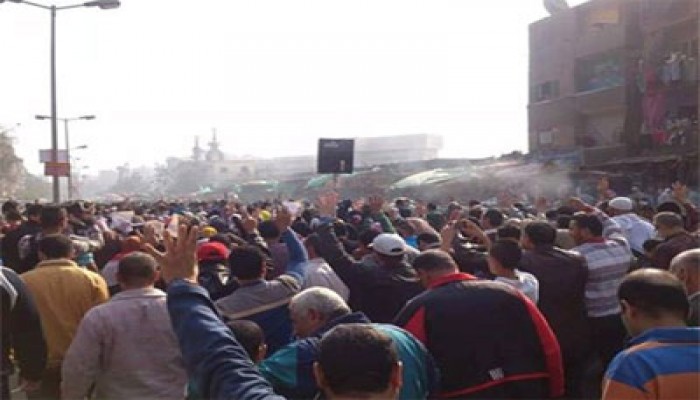 بالصور.. الآلاف يحتشدون في مسيرة المطرية ضد الانقلاب