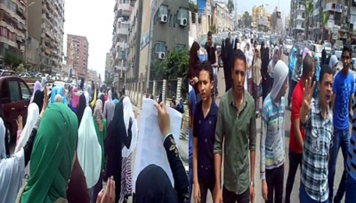 مسيرة لطلاب جامعة بورسعيد رفضًا لأحكام القضاء الجائرة
