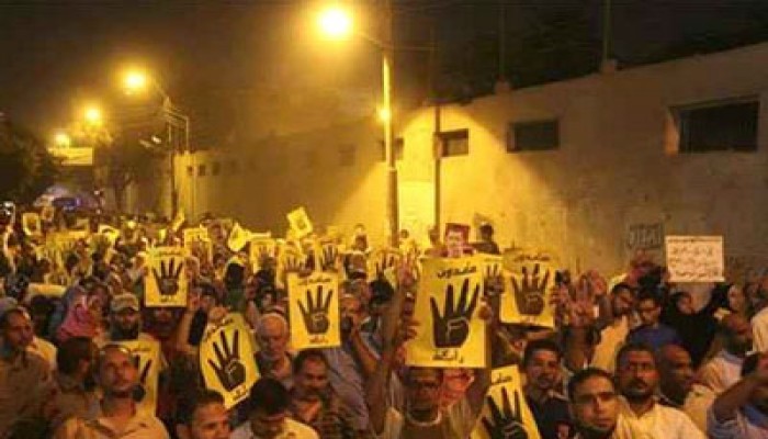 ‏مظاهرة ليلية بمدينة ناصر ردًّا على إجرام أمن الانقلاب