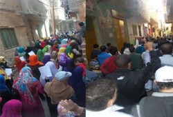 بالصور.. مسيرة حاشدة بناهيا تطالب بإسقاط الانقلاب