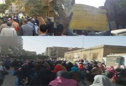 بالصور.. حدائق حلوان تطالب بالقصاص للشهداء