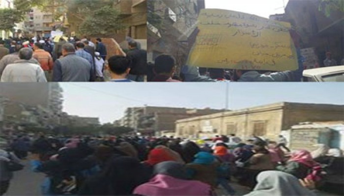 بالصور.. حدائق حلوان تطالب بالقصاص للشهداء