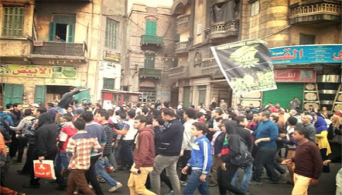 مسيرة طلابية برمل الإسكندرية ‏تنديدا بجرائم حكم العسكر