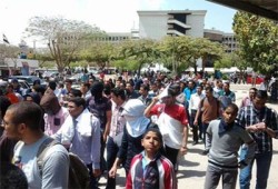 مسيرة حاشدة بمدينة اسيوط تندد بفصل واعتقال الطلاب