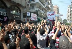 طلاب "أزهر طنطا" يهتفون بالقصاص وتطهير القضاء ‏