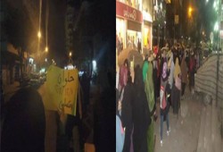 بالصور.. ثوار حلوان يطالبون بعودة الشرعية وإعدام المخلوع