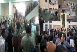 وقفة لطلاب أزهر دمنهور رفضًا لحكم العسكر وجرائمه