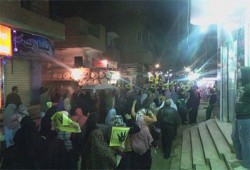 مسيرة ليلية بمدينة المنيا تحيي صمود الرئيس مرسي