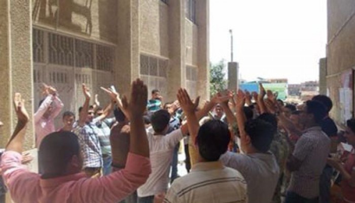 فيديو.. وقفة لطلاب "أزهر تفهنا" رفضًا ‏لتسييس القضاء