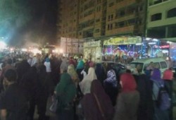 حلوان تهتف: "يا للي حكمت بالإعدام.. مش هنسيبك يوم تنام "