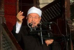 القرضاوي: تبرئة المخلوع حكم جائر استهان بالدماء التي سالت