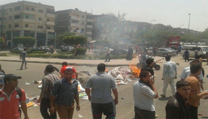 الانقلاب يقتحم جامعة بني سويف ويعتدي على الطلاب بالغاز والخرطوش