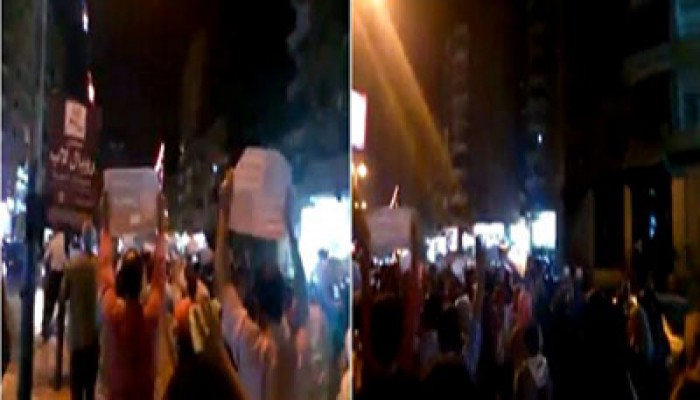 مظاهرة ليلية بأبو المطامير تهتف بإعدام المخلوع وإسقاط الانقلاب