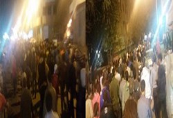 ثوار المطرية يتحدون إجرام الانقلاب بمسيرة ليلية