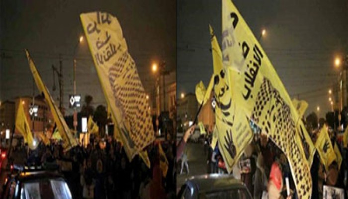 مسيرة لحرائر مدينة نصر تندد بانتهاكات الانقلاب ضد المرأة