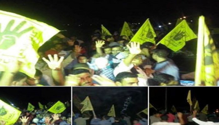 بالصور.. مسيرة الزاوية الحمراء تطالب بـ"لم شمل الثوار"