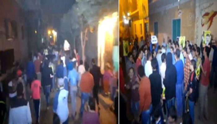 مسيرة شبابية بأبشواي تدعو لتوحيد الصف الثوري