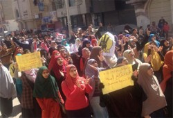 ثوار دمياط الجديدة ينتفضون مع بداية أسبوع "قوتنا فى وحدتنا"