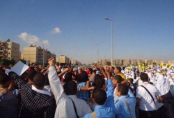 وقفة لطلاب أزهر العاشر تضامنًا مع انتفاضة السجون