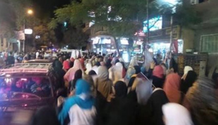 ثوار حلوان يطالبون بالحرية للمعتقلين والقصاص للشهداء