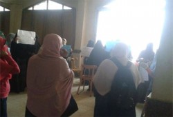 وقفة لطالبات أزهر القاهرة في ذكرى اليوم العالمي للطلاب