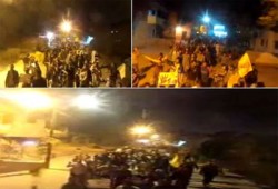 بالصور.. مسيرة حاشدة لأهالي الصف تضامنًا مع المعتقلين