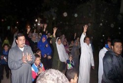 مسيرة حاشدة بميت غمر تندد بقتل د. طارق الغندور