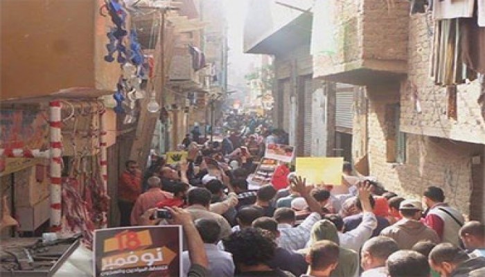 ثوار المعادي ينددون بقتل الشهيد د. الغندور بسجون الانقلاب