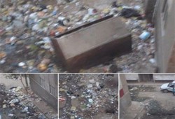 غرق أحياء أسوان في الصرف يهدد عشرات المنازل بالانهيار