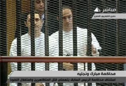 استكمال محاكمة نجلي المخلوع في قضية " التلاعب بالبورصة"