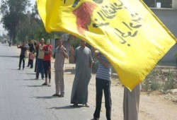 فيديو.. سلاسل بشرية لثوار أجا تهتف بالقصاص للشهداء