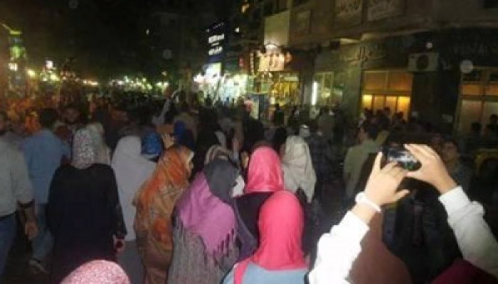 مسيرة حاشدة لثوار حلوان تندد باعتقال الحرائر