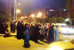 مسيرة حاشدة بقرية الخياطة بدمياط تهتف بإسقاط الانقلاب