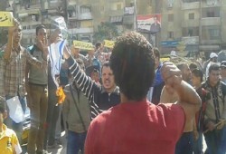 فيديو.. شباب بورسعيد يحرقون العلم الصهيوني في وقفة حاشدة