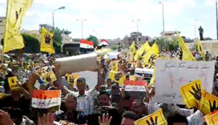 مسيرة حاشدة ببرج العرب مع بدء أسبوع "قاوموا الظلم"