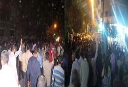 الآلاف في حلوان يطالبون بإسقاط السفاح القاتل