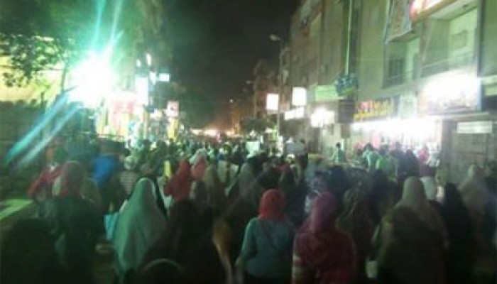 مظاهرة على طريق "الإسماعيلية- الزقازيق" تهتف بالحرية للمعتقلين